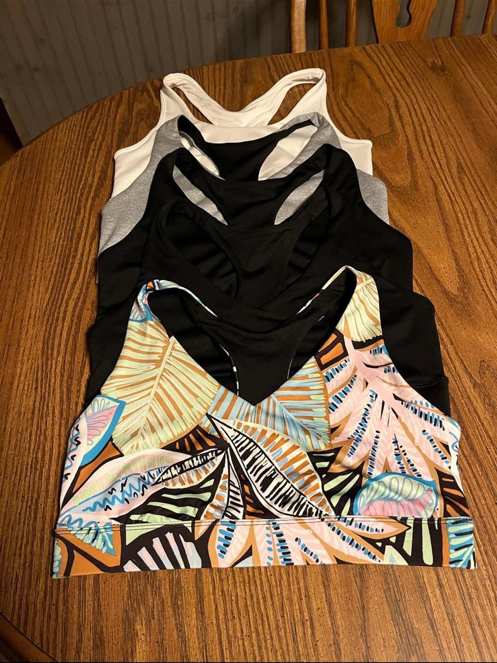 tek gear 5 Racerback Sports Bras new no tags - Picture 2 of 8